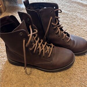 Brown Combat Boots